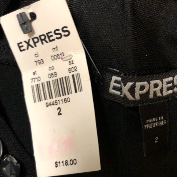 Black dress from Express size 2 NWT - Picture 6 of 6